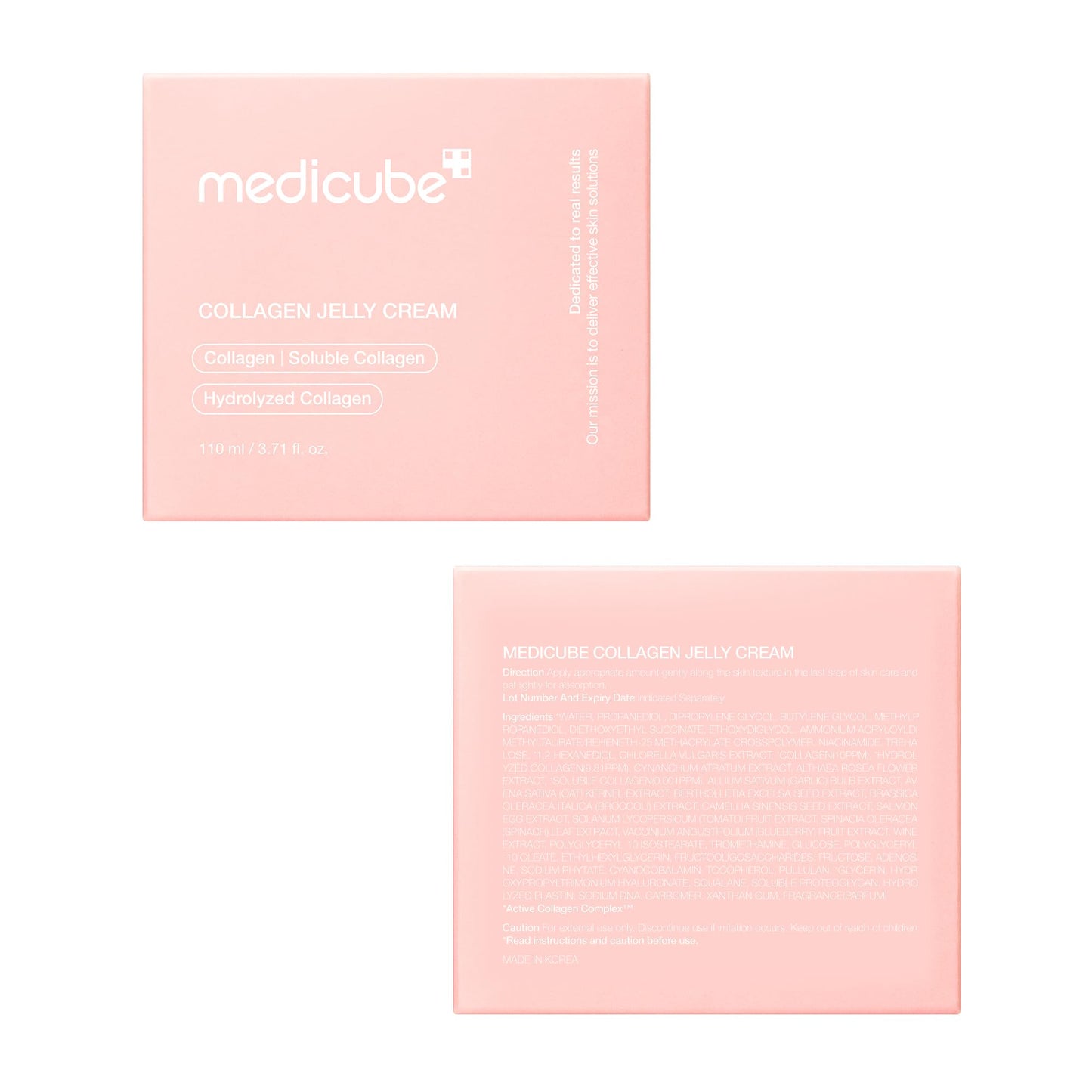 medicube Collagen Jelly Cream- Niacinamide & Freeze-Dried Hydrolyzed Collagen - Boosts skin's barrier hydration and gives 24h Glow & Lifted Look - Korean skincare (1.69 Fl Oz)