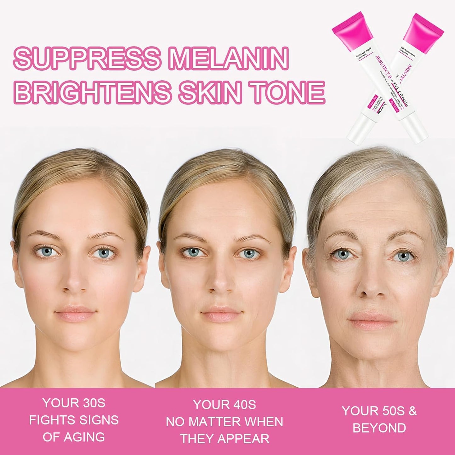 4 Pcs Arbutin 7% + Tranexamic Acid 4% Cream, Dark Spot Remover Hydrating Arbutin Cream, Helps Even Out Skin Tone for A Radiant Look, 4 * 30g