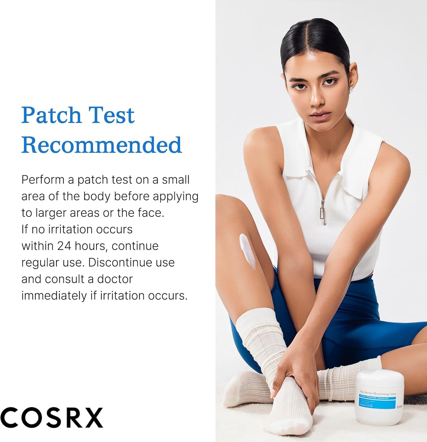 COSRX Skin Barrier Moisturising Body Cream 450ml Ceramide & Hyaluronic Acid Body and Face Cream for Dry Skin, Fragrance Free Hydrating Lotion, Korean Skincare