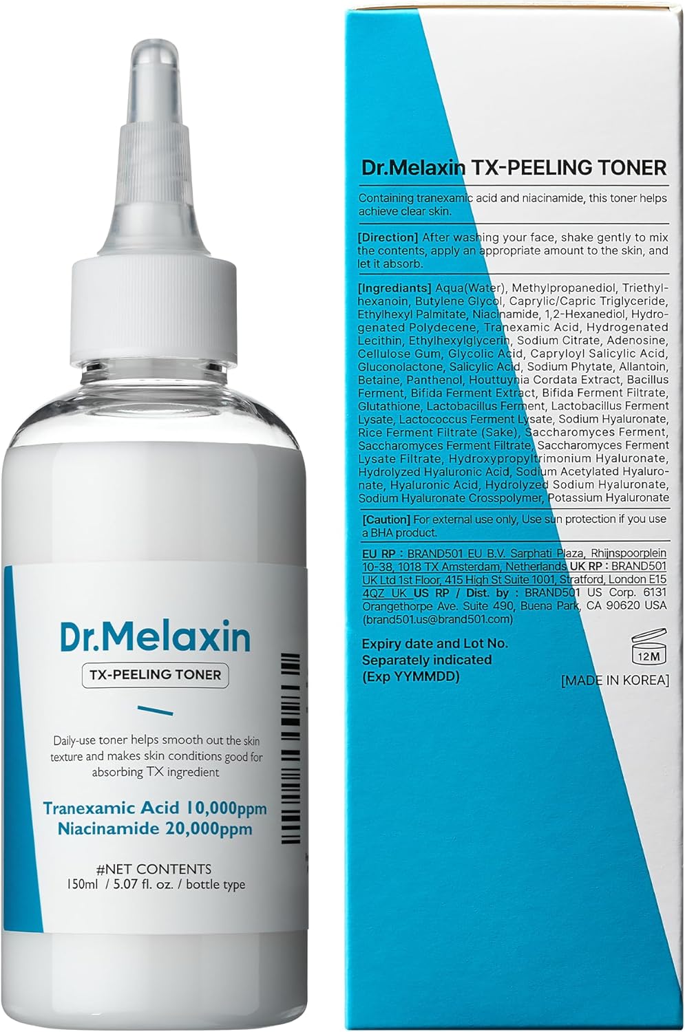 Dr.Melaxin Tx Peeling Toner 5.07 fl oz (Pack of 1) White