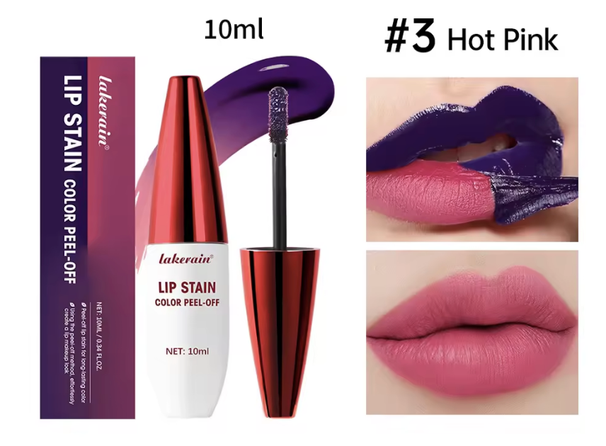 10ml Waterproof Lip Stain Peel Off Tattoo Lipstick