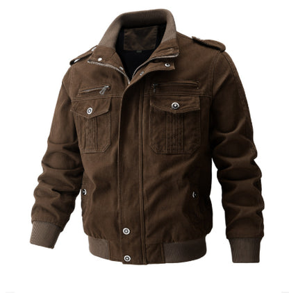 Cotton casual loose work jacket