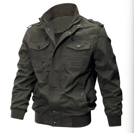 Cotton casual loose work jacket
