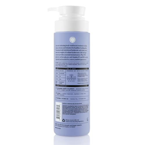 Naturium The Smoother Glycolic Acid Exfoliating Body Wash, Soft & Smoothing Cleanser | 16.9 FL OZ / 500 ML