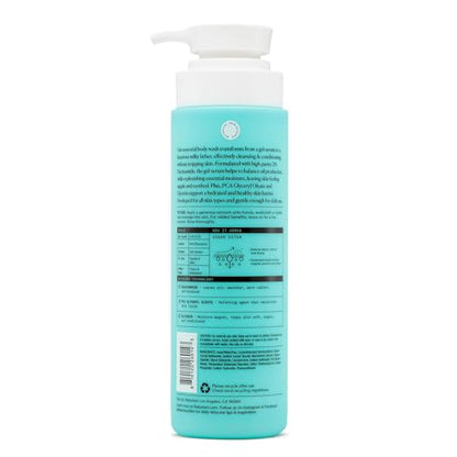 Naturium The Smoother Glycolic Acid Exfoliating Body Wash, Soft & Smoothing Cleanser | 16.9 FL OZ / 500 ML