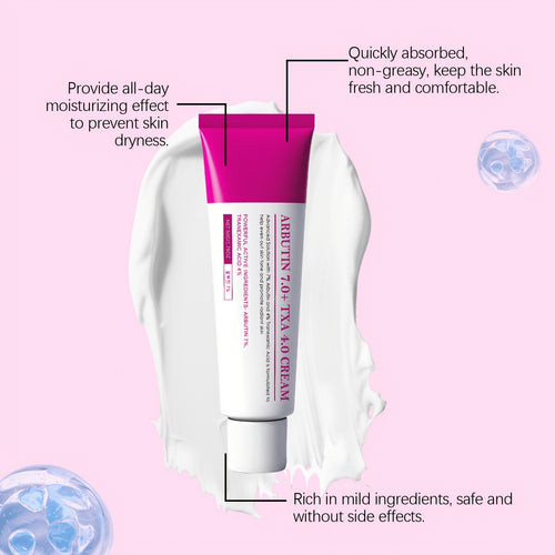 4pcs*50g Facial Firming Moisturizing Cream | Arbutin/Niacinamide/Glutathione - Gentle Hydrating & Locking Moisture, Firms & Protects Skin, Smooths Pores, Refreshing Non-greasy, Autumn Winter Daily Moisturizer, for Men & Women All Skin Types