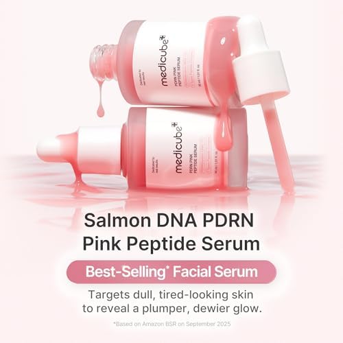 medicube Plump & Firm Duo: Salmon DNA PDRN Pink Peptide Serum and Collagen Jelly Cream 50mL (1.69 fl.oz)