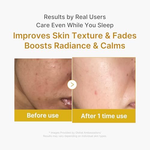 medicube Glass Skin Refining Duo at Night: medicube Deep Vitamin C Golden Capsule Face Moisturiser and Wrapping Mask Kojic Acid, Turmeric, Vitamin C Overnight Peel Off Facial Mask