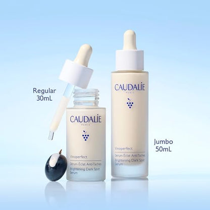 Caudalie Vinoperfect Brightening Dark Spot Serum Vitamin C Alternative - 62x More Effective than Vitamin C with Viniferine and Niacinamide for a Visibly Brighter Even Complexion - 30ml