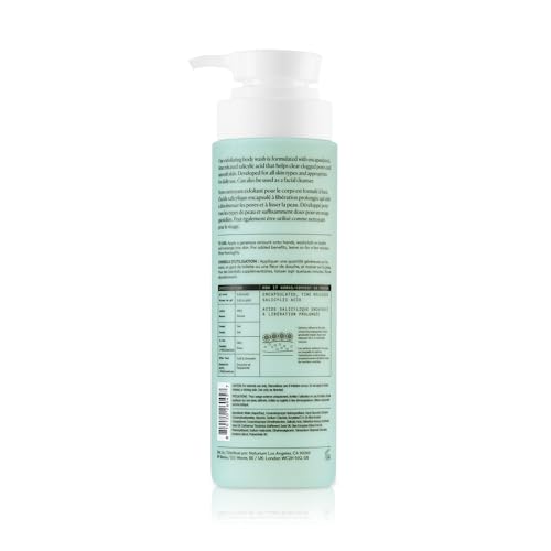 Naturium The Smoother Glycolic Acid Exfoliating Body Wash, Soft & Smoothing Cleanser | 16.9 FL OZ / 500 ML