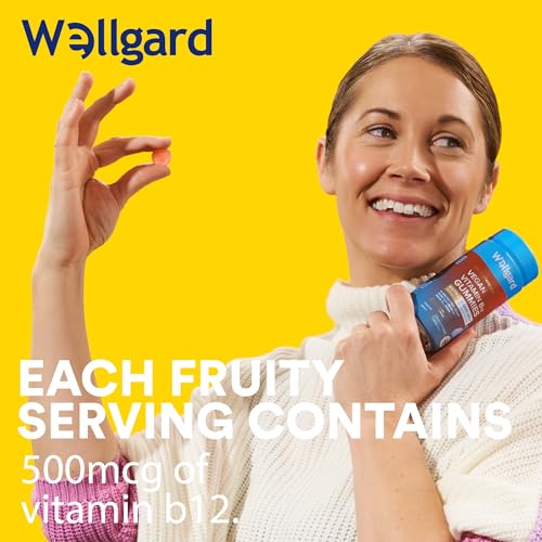 Wellgard Vegan Apple Cider Vinegar Gummies, Gold Standard 1000mg ACV Gummies with Vitamin C, Chromium and Pomegranate, Non-GMO, Gluten-Free & Gelatine-Free