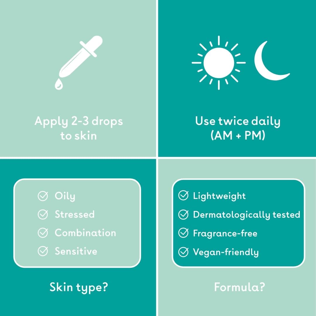 Q+A Hyaluronic Acid Facial Serum (30ml), Natural Hydrating Face Serum, for Plump Skin, Anti Ageing, Fragrance Free, Delivers Deep, Lasting Hydration, Rehydrates and Softens the Skin