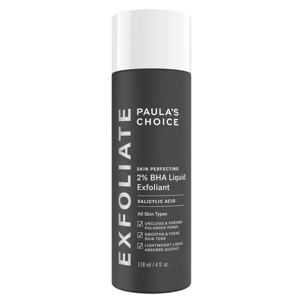 Paula's Choice SKIN PERFECTING 2% BHA Liquid Exfoliant - Face Exfoliating Peel Fights Blackheads & Enlarged Pores - for a Healthy Glow - with Salicylic Acid - Combination & Oily Skin - 30 ml
