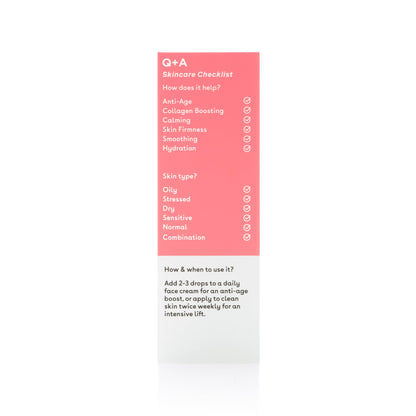 Q+A Hyaluronic Acid Facial Serum (30ml), Natural Hydrating Face Serum, for Plump Skin, Anti Ageing, Fragrance Free, Delivers Deep, Lasting Hydration, Rehydrates and Softens the Skin