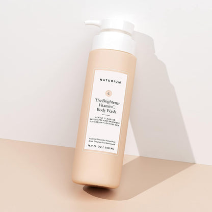 Naturium The Smoother Glycolic Acid Exfoliating Body Wash, Soft & Smoothing Cleanser | 16.9 FL OZ / 500 ML