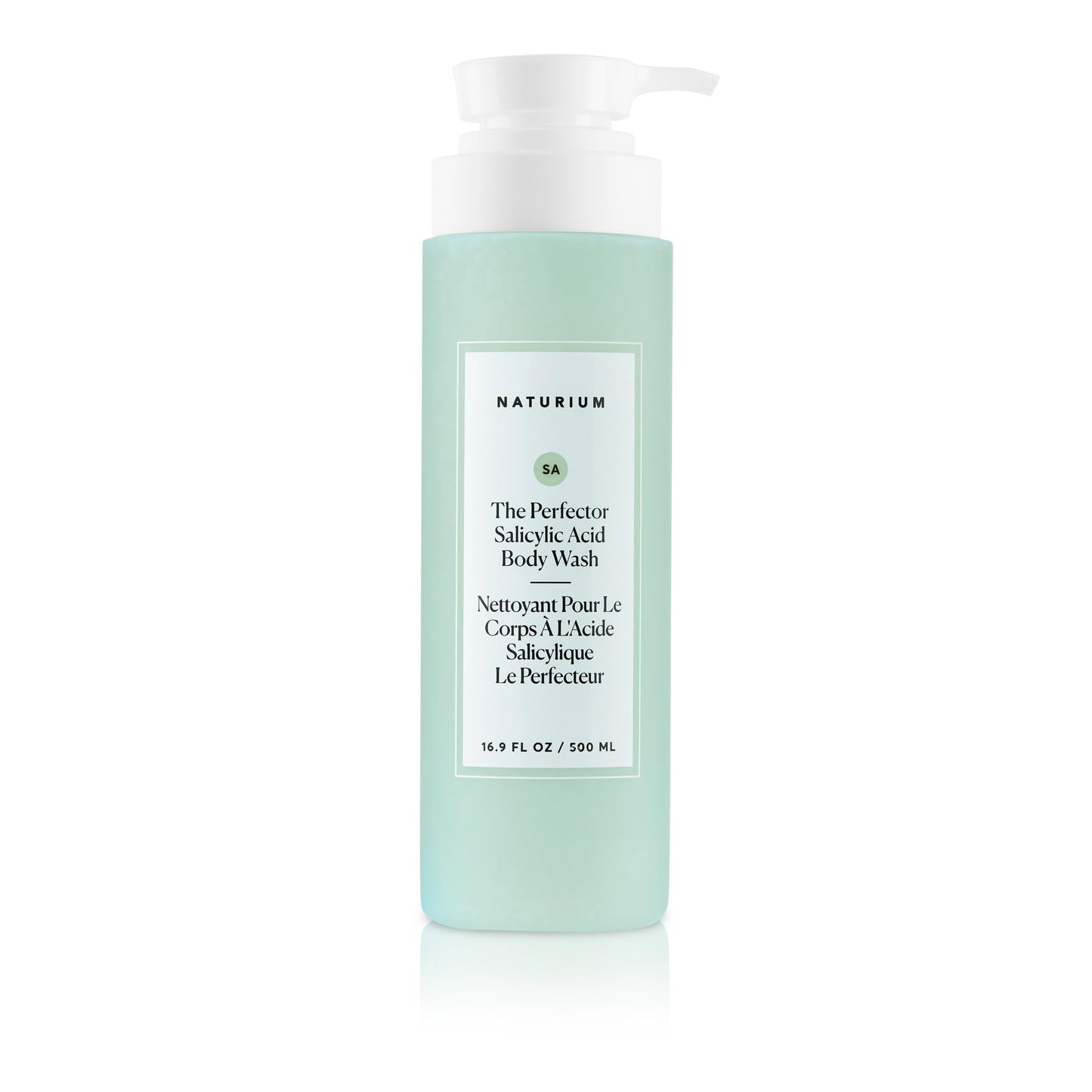 Naturium The Smoother Glycolic Acid Exfoliating Body Wash, Soft & Smoothing Cleanser | 16.9 FL OZ / 500 ML