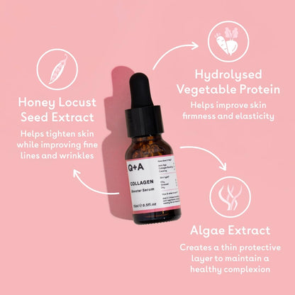 Q+A Hyaluronic Acid Facial Serum (30ml), Natural Hydrating Face Serum, for Plump Skin, Anti Ageing, Fragrance Free, Delivers Deep, Lasting Hydration, Rehydrates and Softens the Skin