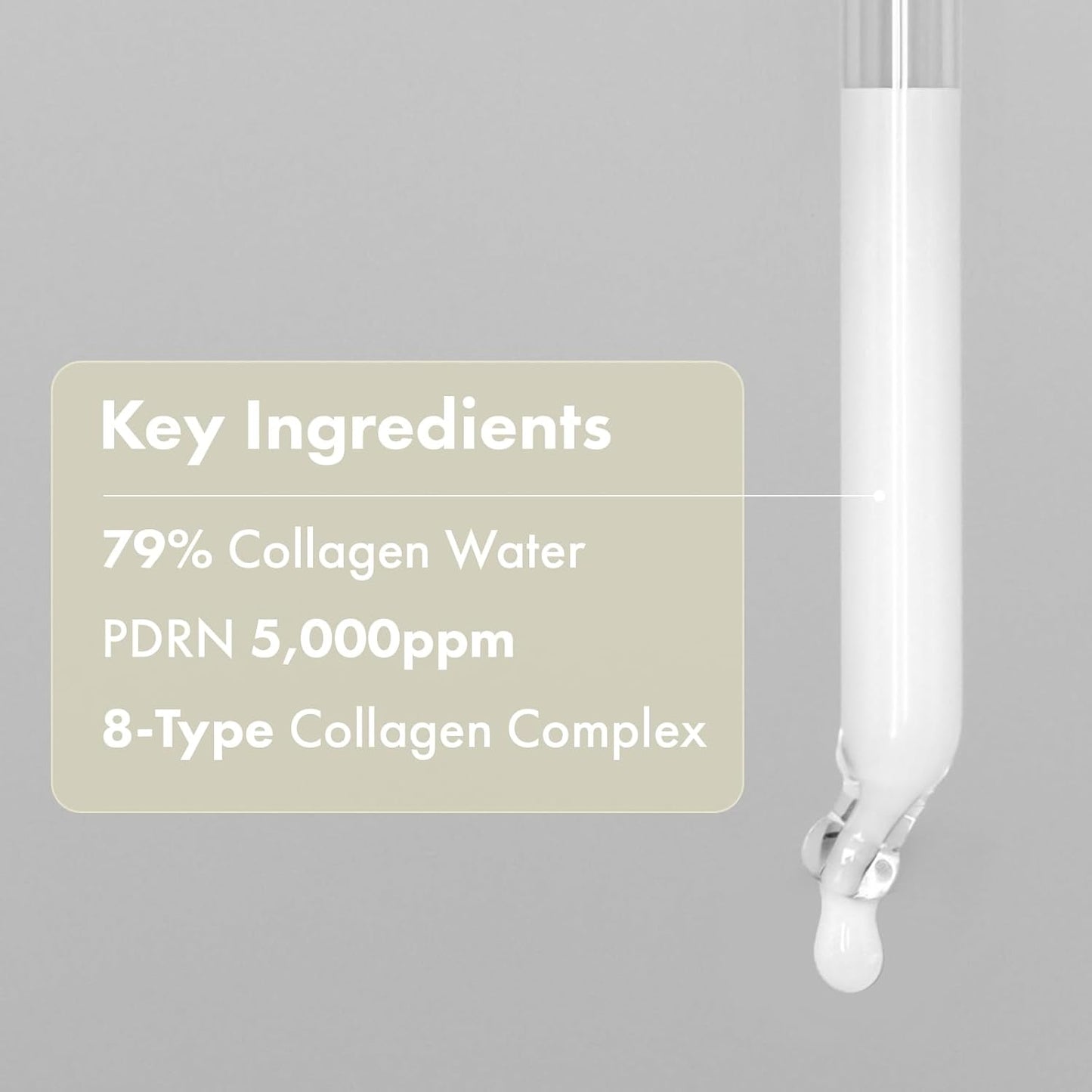 TOSOWOONG Real Collagen Face Serum – Hydrating & Firming Serum with Hydrolyzed Collagen, Hyaluronic Acid, for Smooth & Plump Skin, Korean Skincare, 33 ml / 1.11 fl. oz
