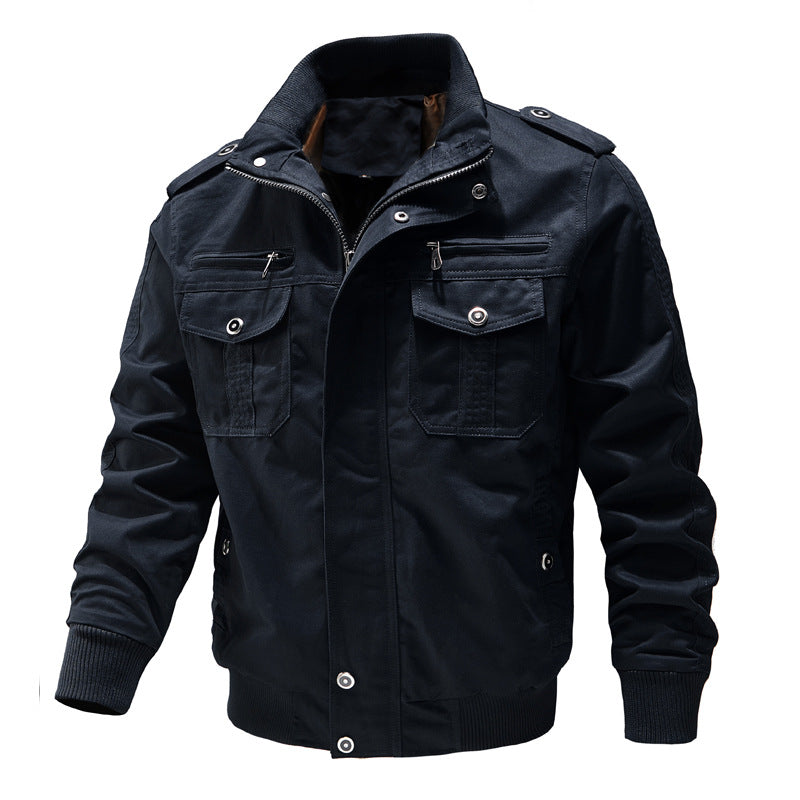 Cotton casual loose work jacket