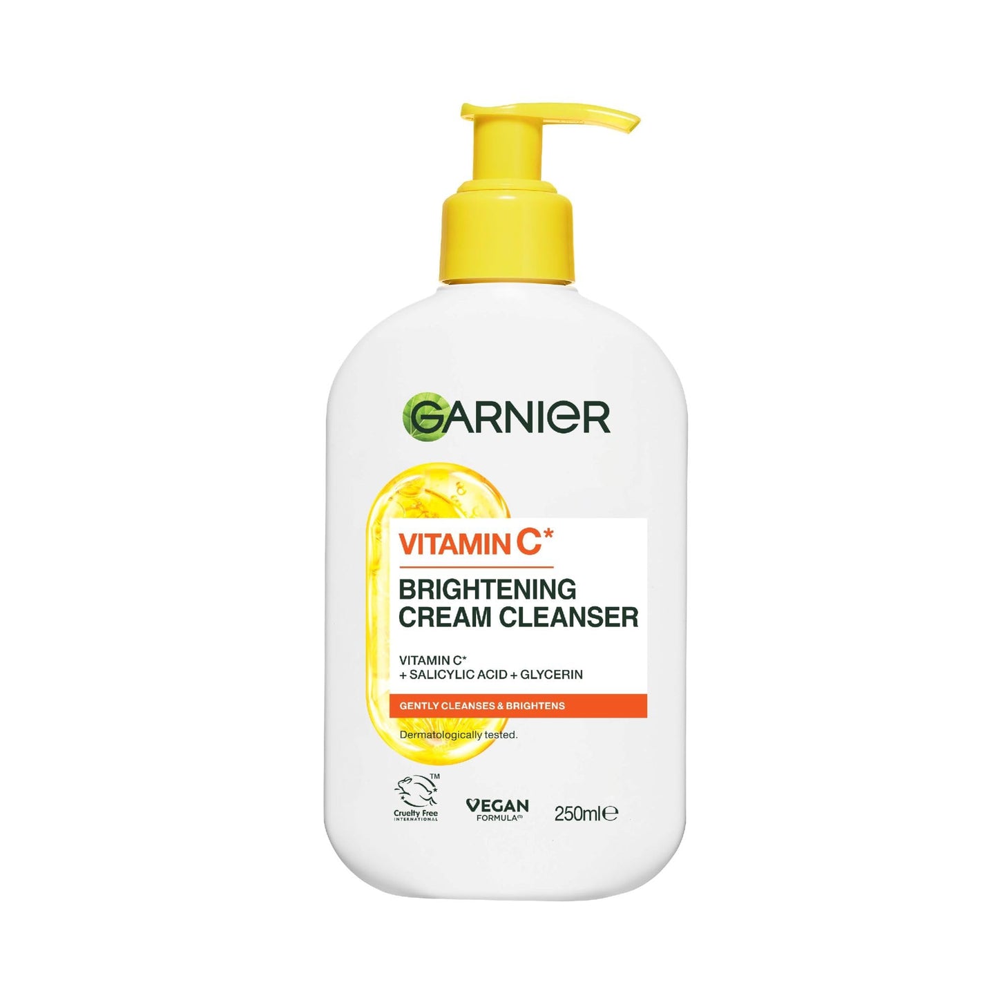 Garnier Vitamin C Serum for Face, Brightening Serum with 4% [Vitamin C + Niacinamide + Salicylic Acid], Dark Spot Reducer & Evens Skin Tone, Suitable for Sensitive Skin, 30ml