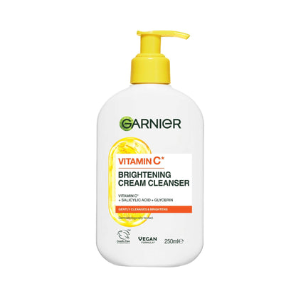 Garnier Vitamin C Serum for Face, Brightening Serum with 4% [Vitamin C + Niacinamide + Salicylic Acid], Dark Spot Reducer & Evens Skin Tone, Suitable for Sensitive Skin, 30ml