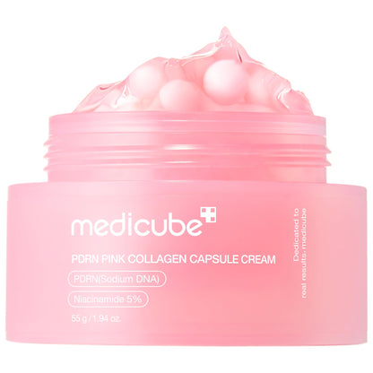 medicube Deep Vitamin C Golden Capsule Face Moisturiser - Liposome Capsules For Wrinkles, Skin Radiance - Transparent Gel for Glow Hydration - Korean Skin Care 1.94 oz