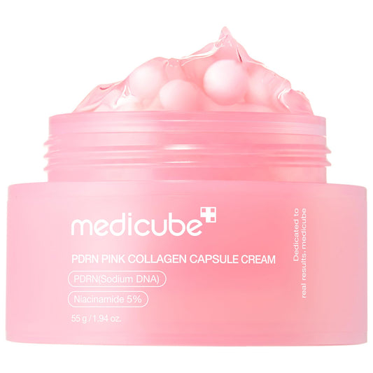 medicube Deep Vitamin C Golden Capsule Face Moisturiser - Liposome Capsules For Wrinkles, Skin Radiance - Transparent Gel for Glow Hydration - Korean Skin Care 1.94 oz