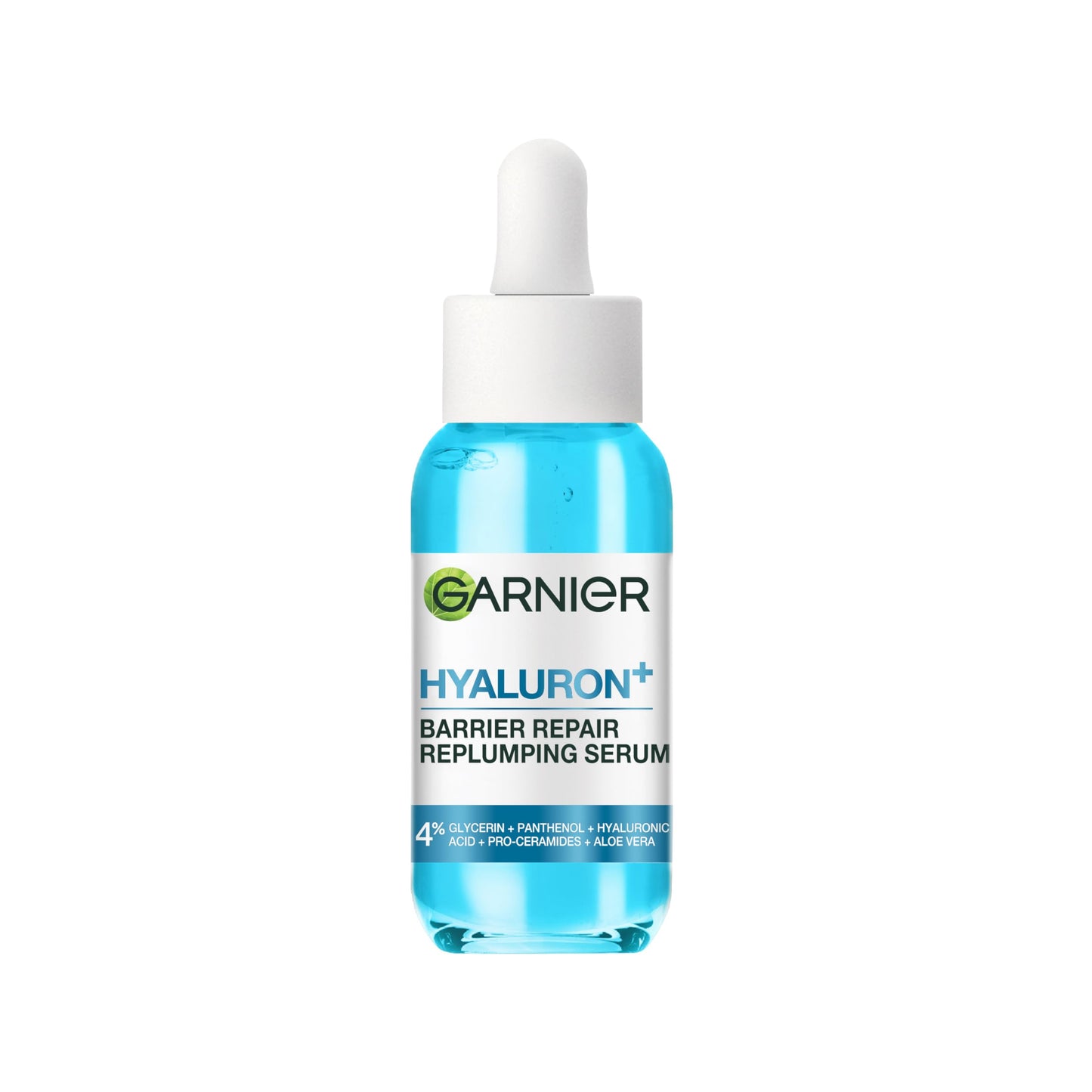 Garnier SkinActive Hyaluronic Acid Super Serum, Replumps & Hydrates, Strengthens Skin Barrier, With 3%/4% Hyaluronic Acid, Aloe Vera & Glycerin, 30ml, Packaging May Vary
