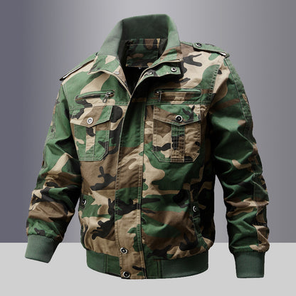 Cotton casual loose work jacket