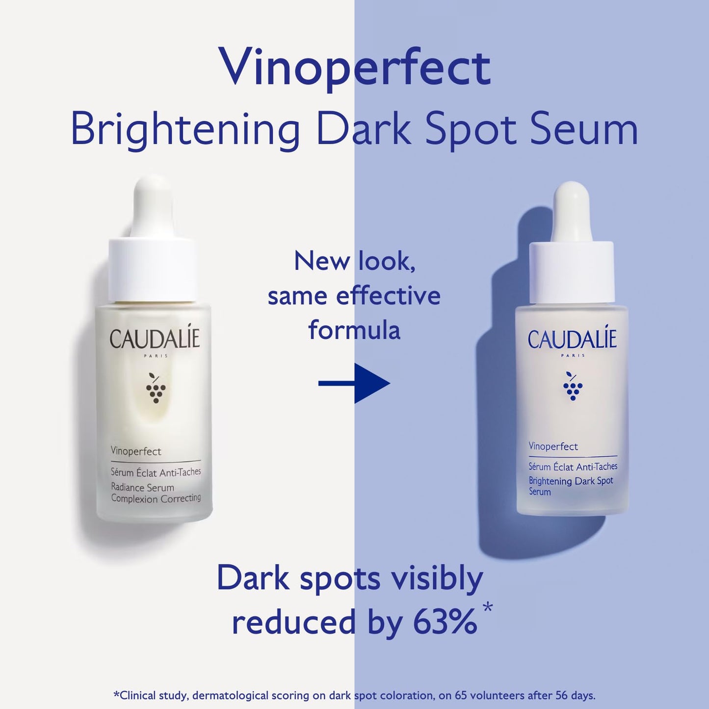 Caudalie Vinoperfect Brightening Dark Spot Serum Vitamin C Alternative - 62x More Effective than Vitamin C with Viniferine and Niacinamide for a Visibly Brighter Even Complexion - 30ml