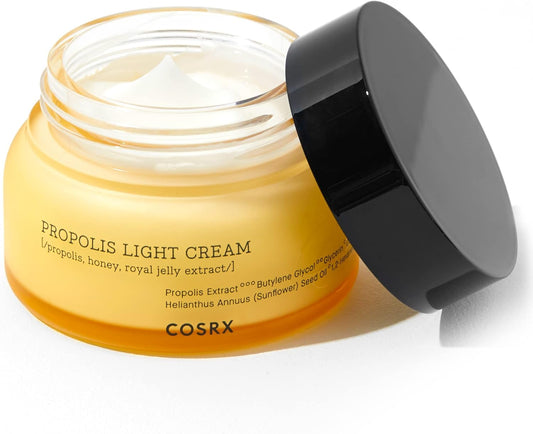 COSRX Full Fit Propolis Cream 65% Propolis Extract, Korean Glow Cream for Face, Daily Lightweight Hydrating Face Cream, Nourishing Face Moisturiser for All Skin Types, Korean Skincare 65ml