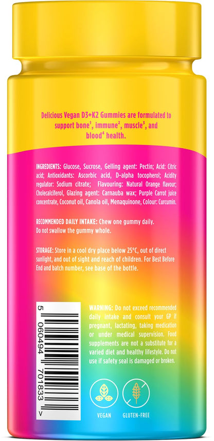 Wellgard Vegan Apple Cider Vinegar Gummies, Gold Standard 1000mg ACV Gummies with Vitamin C, Chromium and Pomegranate, Non-GMO, Gluten-Free & Gelatine-Free