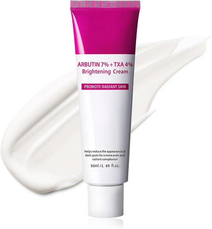 Arbutin 7% + Tranexamic Acid 4% Cream,Arbutin 7.0 Txa 4.0 Cream,Even Skin Tone, Fading Marks,Moisturiser, Gentle Skincare (50 ml)