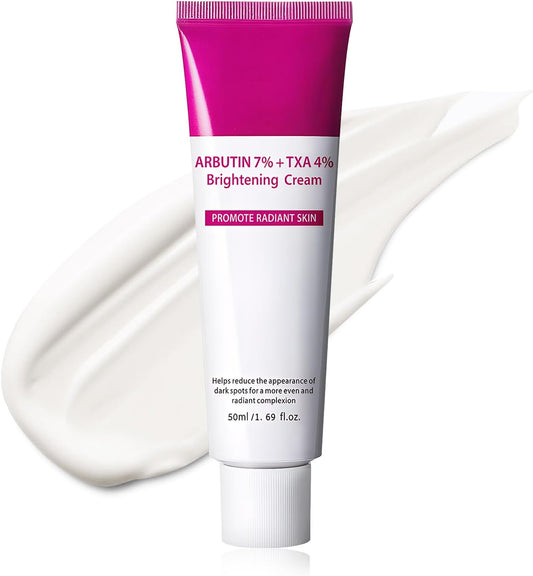 Arbutin 7% + Tranexamic Acid 4% Cream,Arbutin 7.0 Txa 4.0 Cream,Even Skin Tone, Fading Marks,Moisturiser, Gentle Skincare (50 ml)