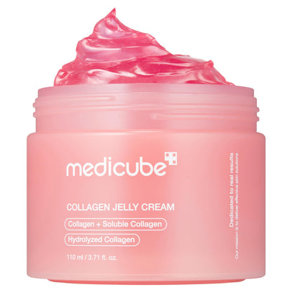 medicube Collagen Jelly Cream- Niacinamide & Freeze-Dried Hydrolyzed Collagen - Boosts skin's barrier hydration and gives 24h Glow & Lifted Look - Korean skincare (1.69 Fl Oz)