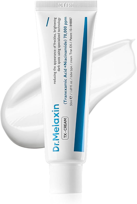 Dr.Melaxin Tx Tranexamic Acid Cream Skin Freckle Cream, Blemishes, Anti-Pigmetation Korean Skin Care Korean Cosmetics 1.69 Fl Oz (50ml) White