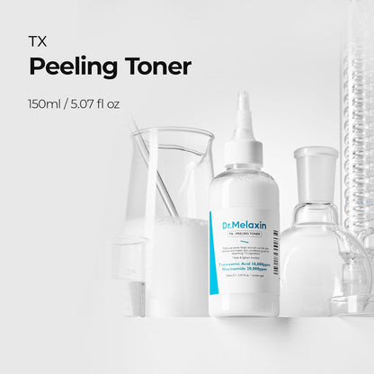 Dr.Melaxin Tx Peeling Toner 5.07 fl oz (Pack of 1) White