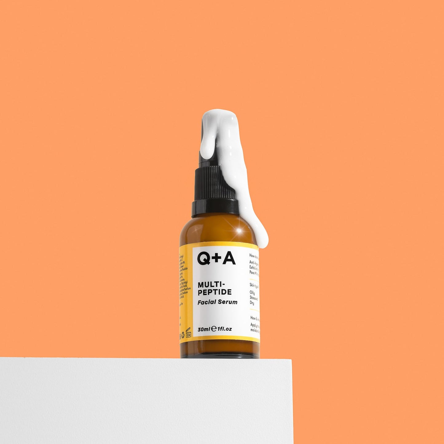 Q+A Hyaluronic Acid Facial Serum (30ml), Natural Hydrating Face Serum, for Plump Skin, Anti Ageing, Fragrance Free, Delivers Deep, Lasting Hydration, Rehydrates and Softens the Skin