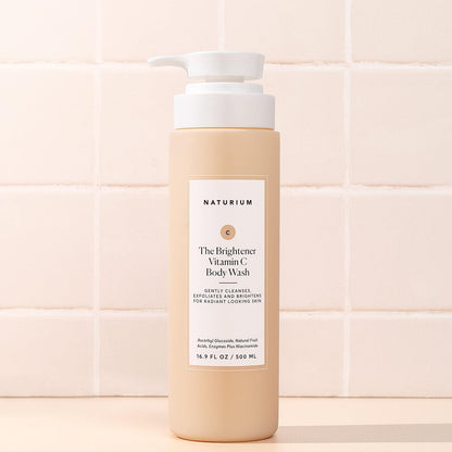 Naturium The Smoother Glycolic Acid Exfoliating Body Wash, Soft & Smoothing Cleanser | 16.9 FL OZ / 500 ML