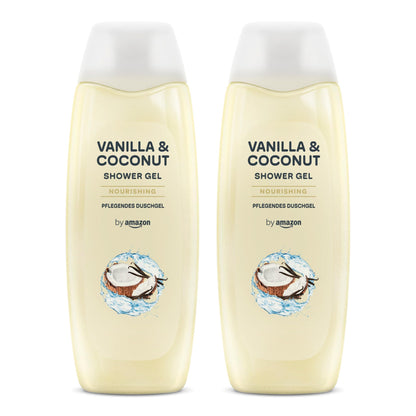 by Amazon Aloe Vera Shower Gel, 2 x 500ml