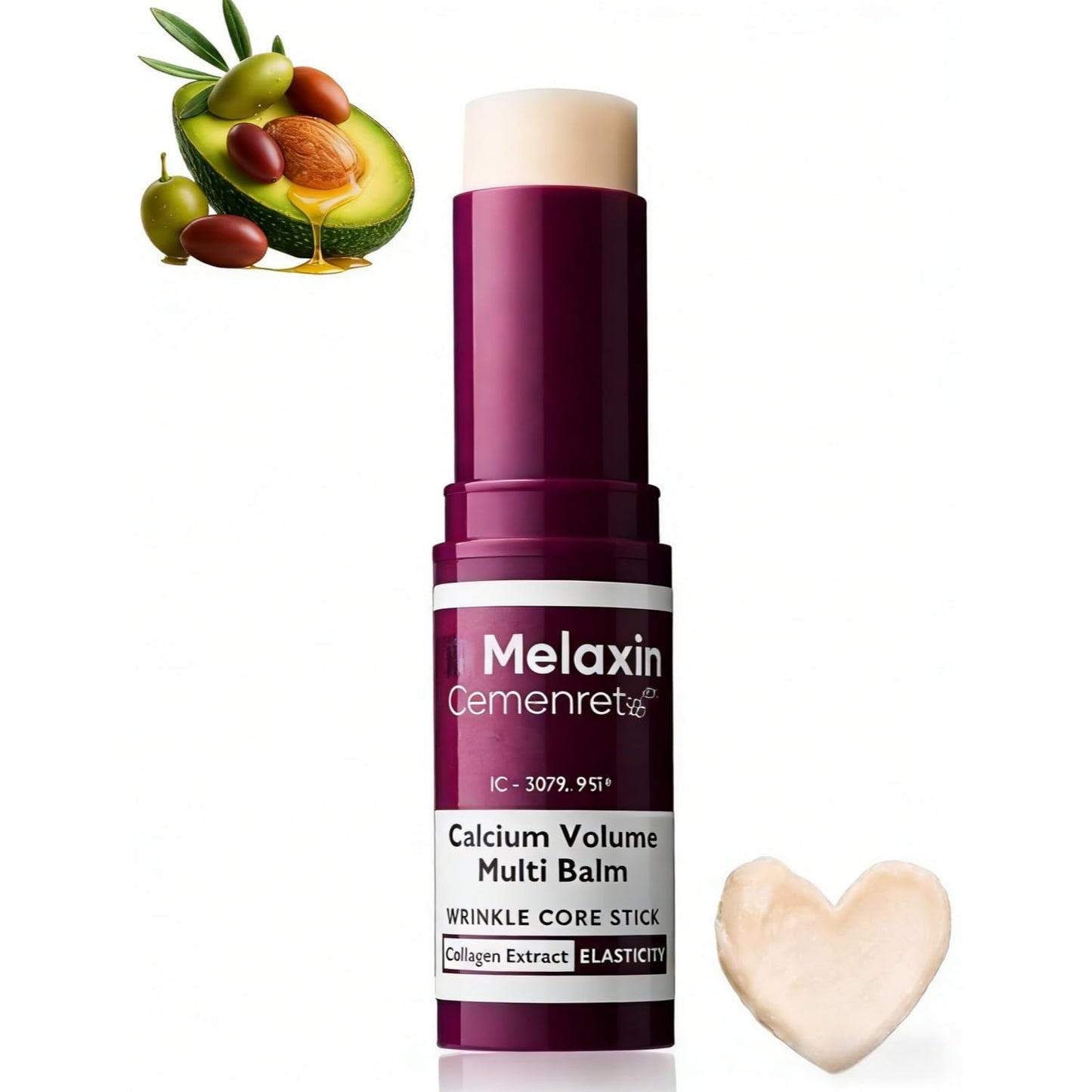 DrMelaxinn Anti-Aging Collagen Stick with Calcium – Multi Balm for Eyes, Face, Neck & Lips, Hydrating Moisturizer (2 PS)