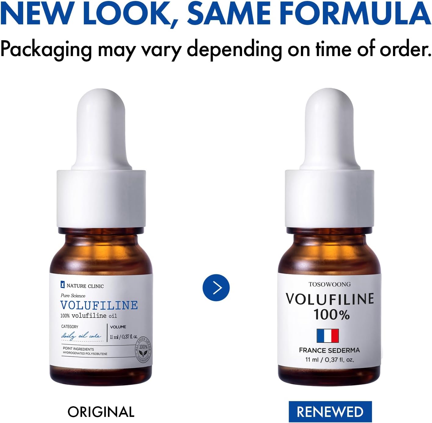 TOSOWOONG Volufiline Serum, 100% France Sederma Volufiline Concentrate for Plumping, Skin firming, Boost and Glass skin, glow Skincare for Face, lip and body, 11ml 0.37 fl. oz.