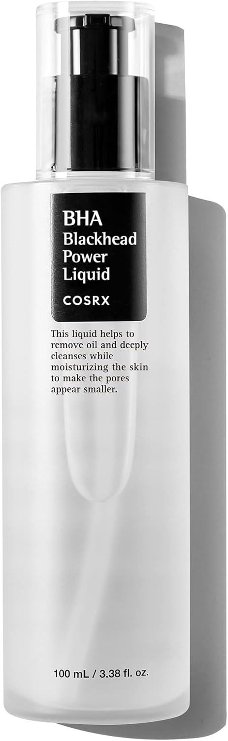 COSRX BHA 4% Blackhead+Niacinamide 2% Exfoliant Toner 3.38 fl.oz / 100ml, Korean Toner, Pore Minimizer for Enlarged Pores, For All Skin Types, Korean Skincare, Not Tested on Animals, Paraben Free