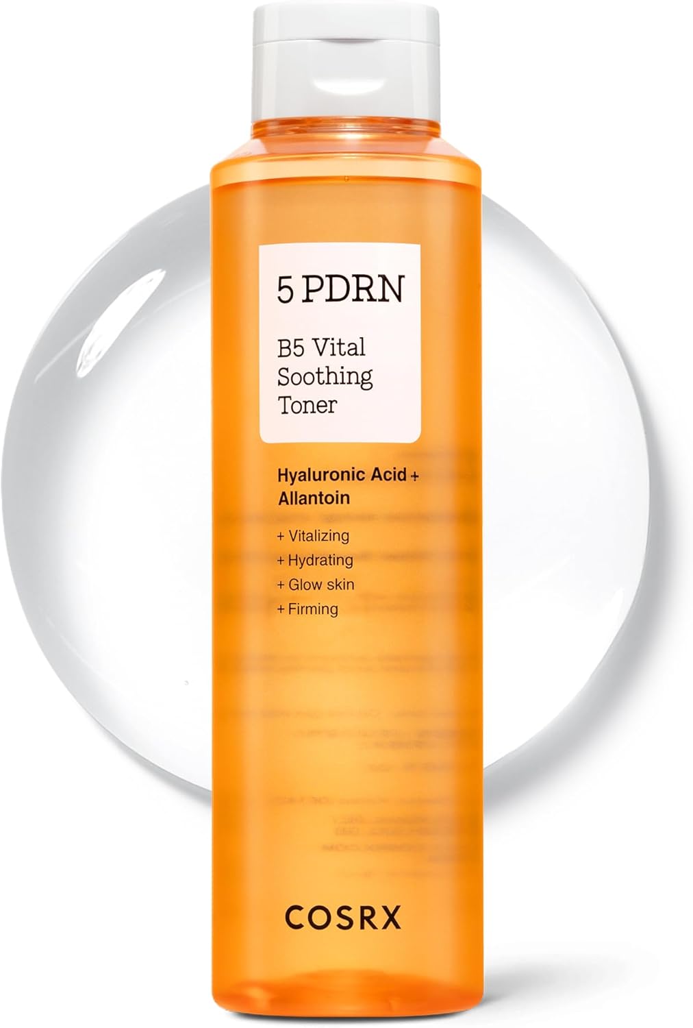 COSRX 5 PDRN B5 Vital Soothing Toner 280mL for Rejuvenating & Soothing Skin with Salmon DNA, Centella, Lactobacillus PDRN & Panthenol, Korean Skin Care