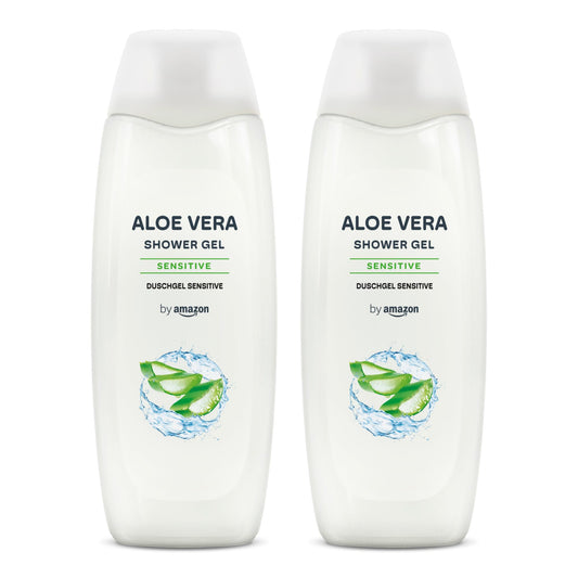 by Amazon Aloe Vera Shower Gel, 2 x 500ml