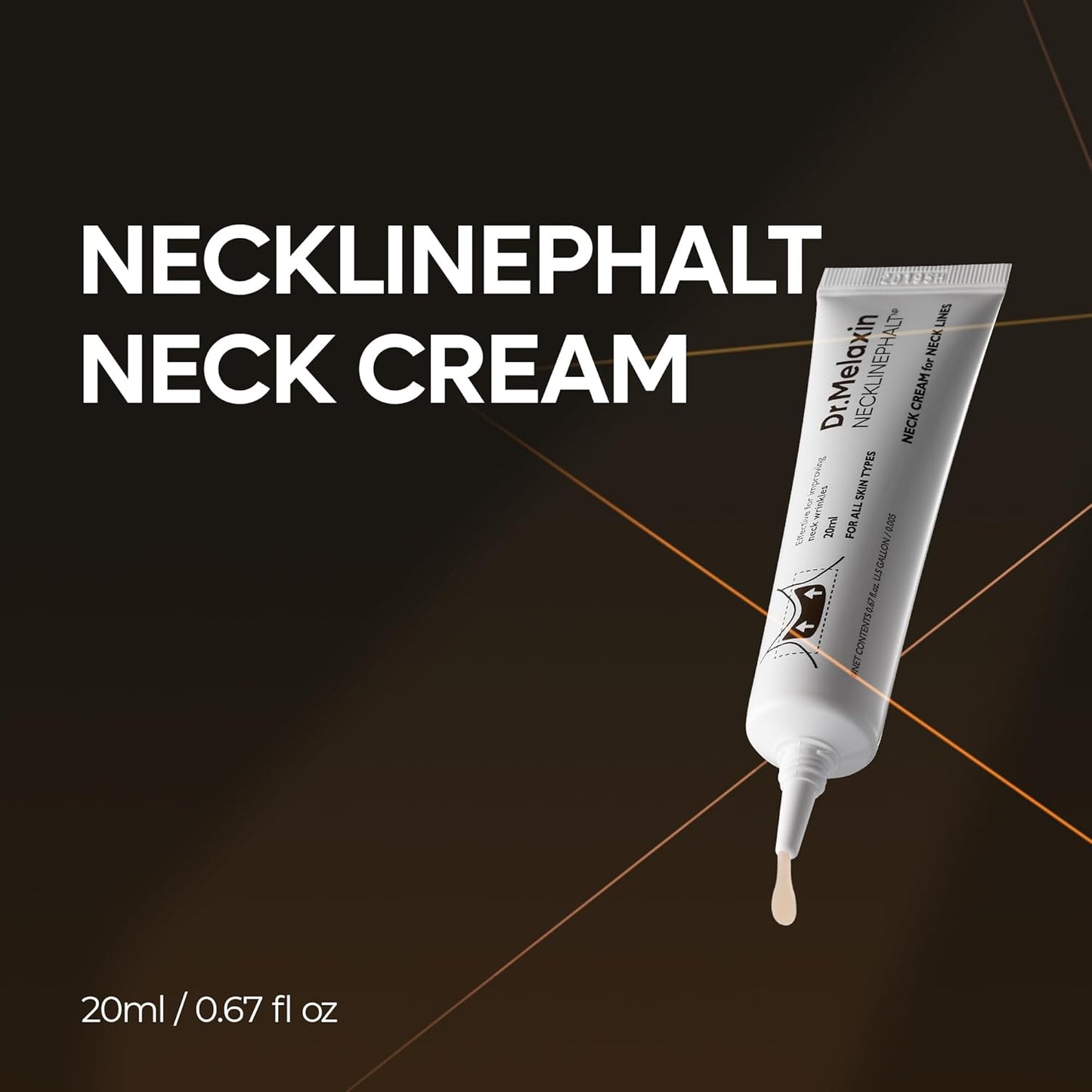 Dr.Melaxin Necklinephalt Neck Cream Neck Care Volume Lifting Hali Needle Beauty Beauty Needle 0.7 Fl Oz (Pack of 1)