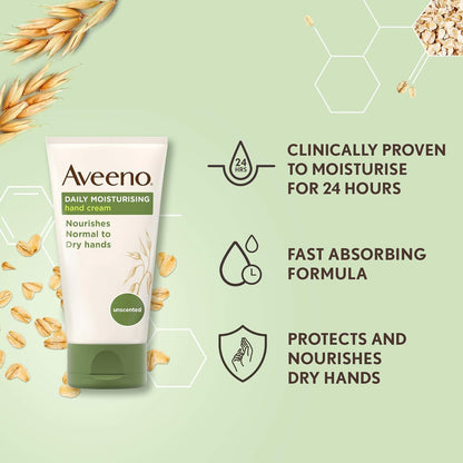 Aveeno Daily Moisturising Body Wash, With Soothing Oat, Suitable For Sensitive Skin, Gently Cleanses and Nourishes, Soap-Free, Lightly Scented, 300ml