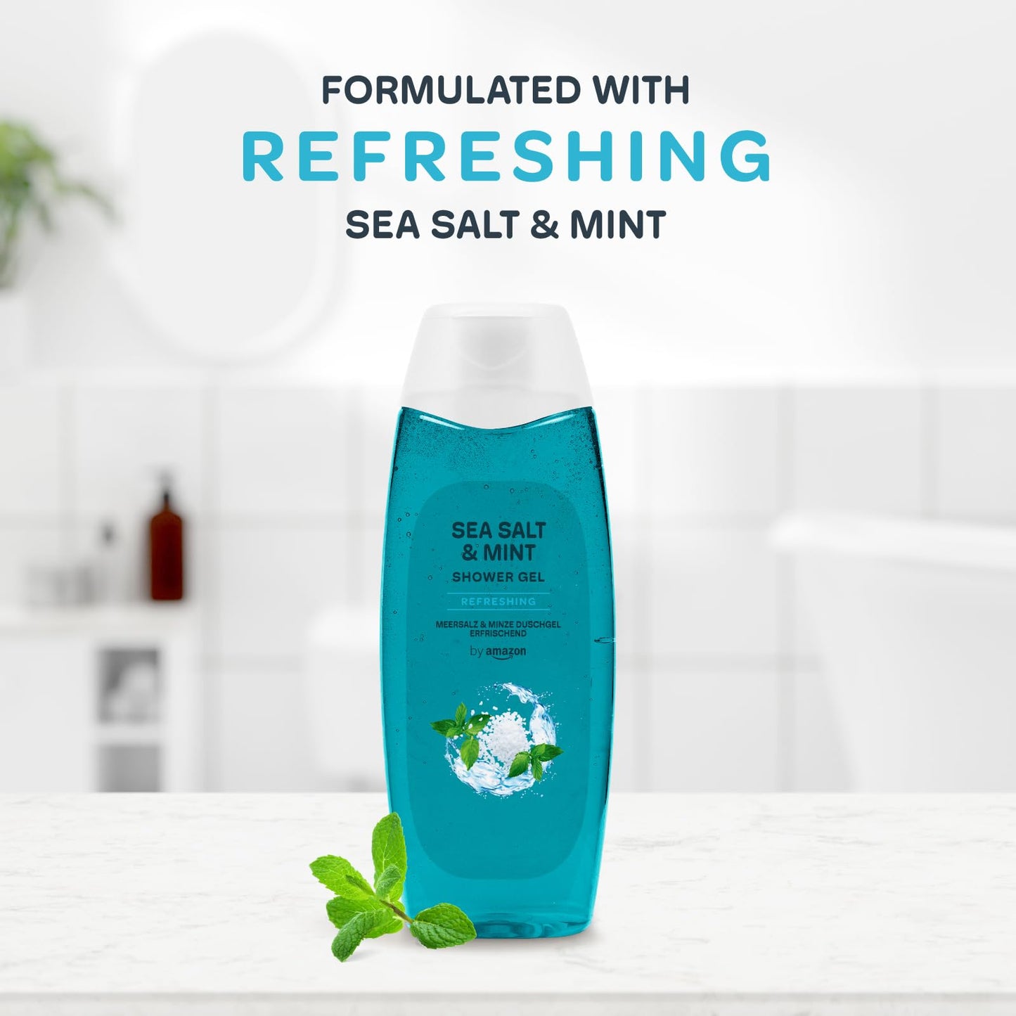 by Amazon Aloe Vera Shower Gel, 2 x 500ml