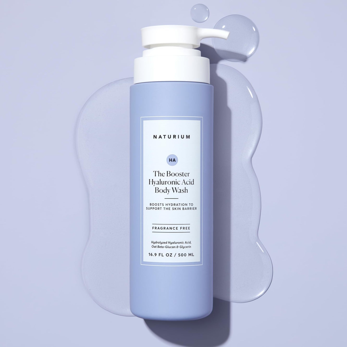 Naturium The Smoother Glycolic Acid Exfoliating Body Wash, Soft & Smoothing Cleanser | 16.9 FL OZ / 500 ML