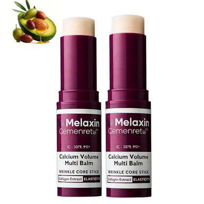 DrMelaxinn Anti-Aging Collagen Stick with Calcium – Multi Balm for Eyes, Face, Neck & Lips, Hydrating Moisturizer (2 PS)
